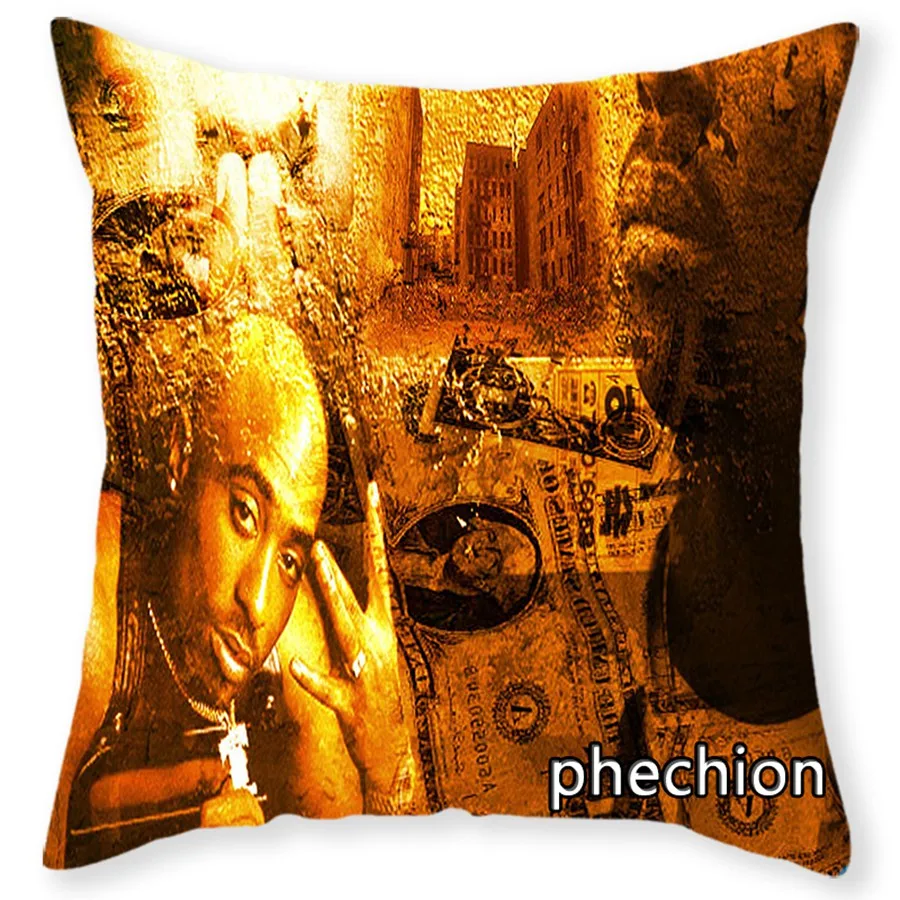 

phechion 3D Printed Tupac Pillowcases Pillow Cover Square Zipper Pillow C211