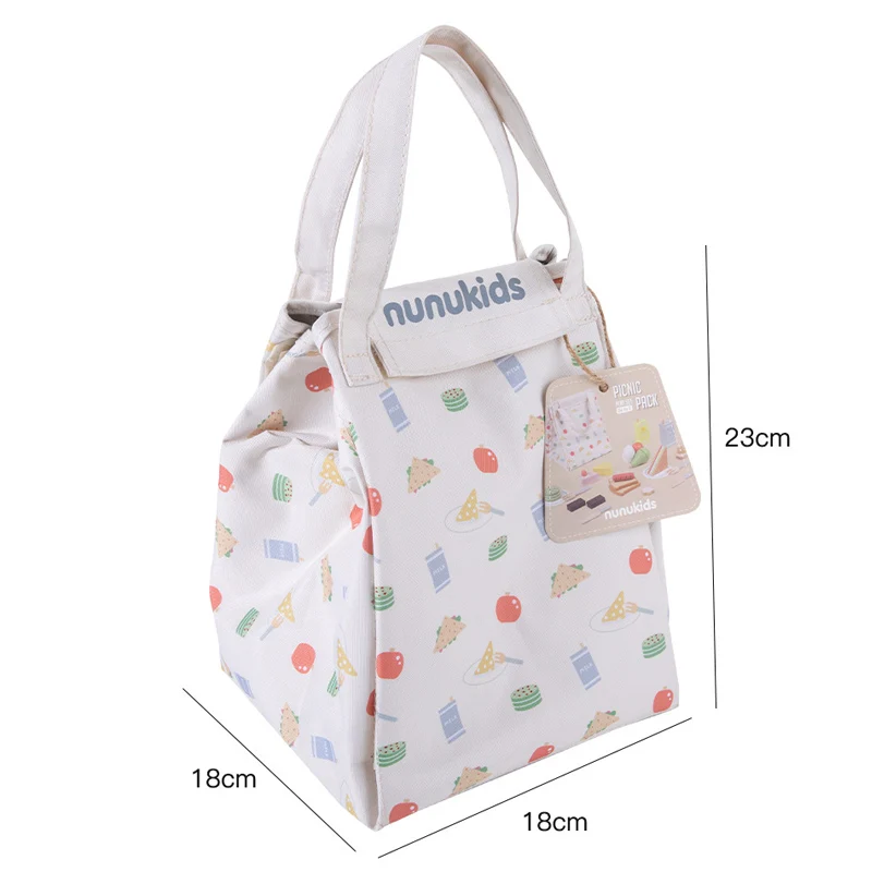 Сумка для пикника десерт пирожные миниатюры блюда Имитация деревянной игрушки