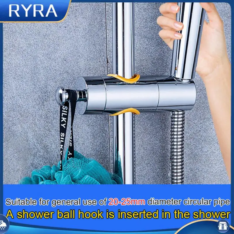 

360 Rotation Adjustable Shower Head Holder Easy Installation Hand Shower Holder With Hooks Shower Holder Bathroom Bracket