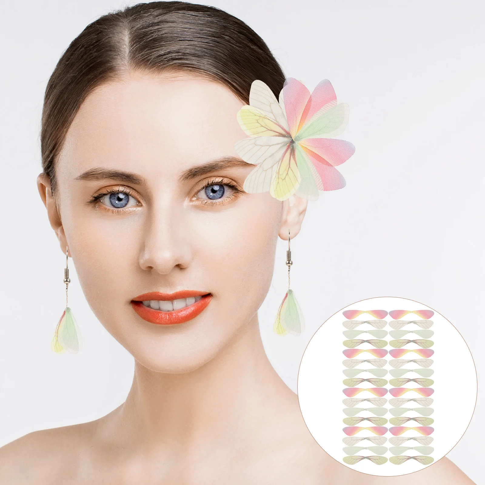 100 шт. серьги с искусственными крыльями подвески для ожерелья браслет сделай сам