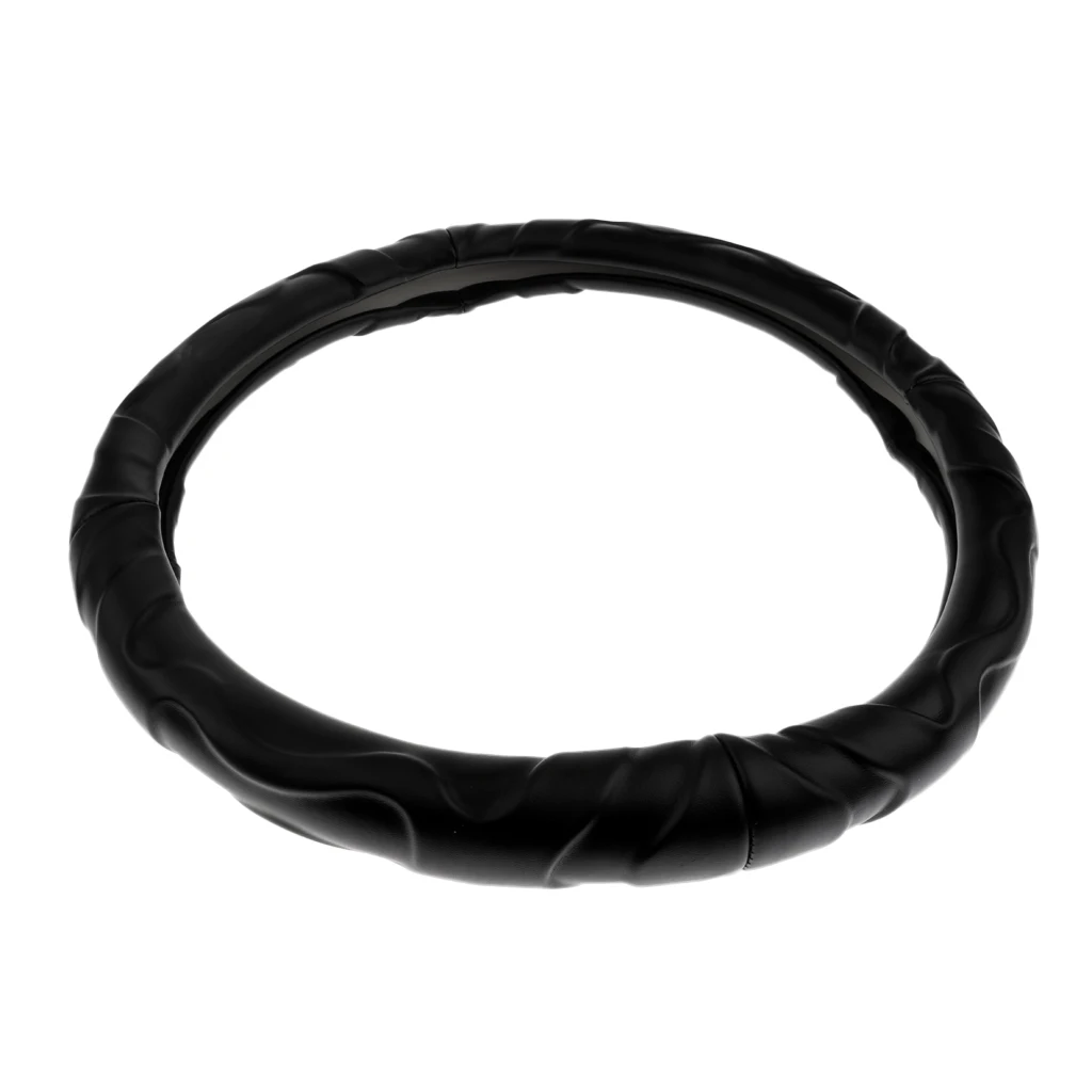 

Universal Auto Car Anti-slip Microfiber Leather Steering Wheel Cover 38CM