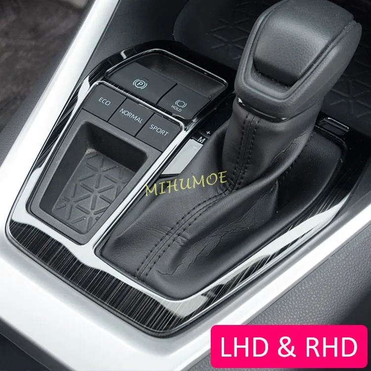 

For Toyota RAV4 Suzuki Across 2019-2023 Black Brushed Stainless Steel Center Console Gear Shift Shifter Cover Trims