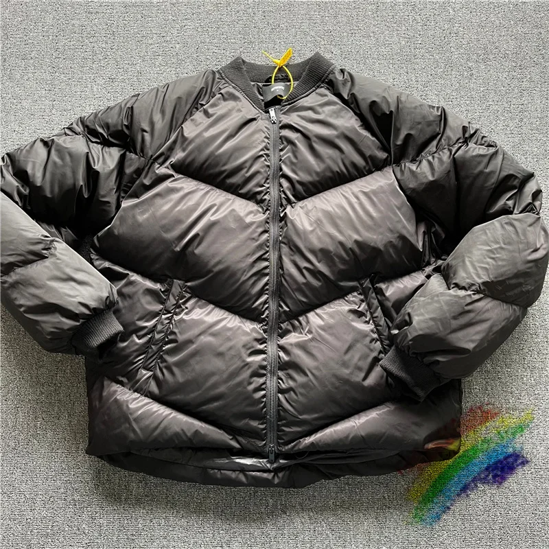 

Represent Down Cotton PUFFER JACKET Men Women 1:1 Back Metal Bar Zip Represent Bomber Jacket Oversize Coats