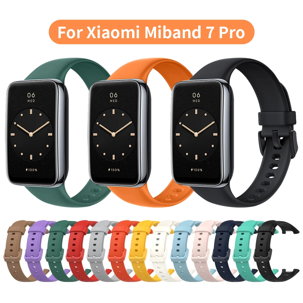 

Ремешок силиконовый для Xiaomi Mi Band 7 Pro /7Pro, спортивный сменный Браслет для наручных часов Mi Band 7 Pro, аксессуары