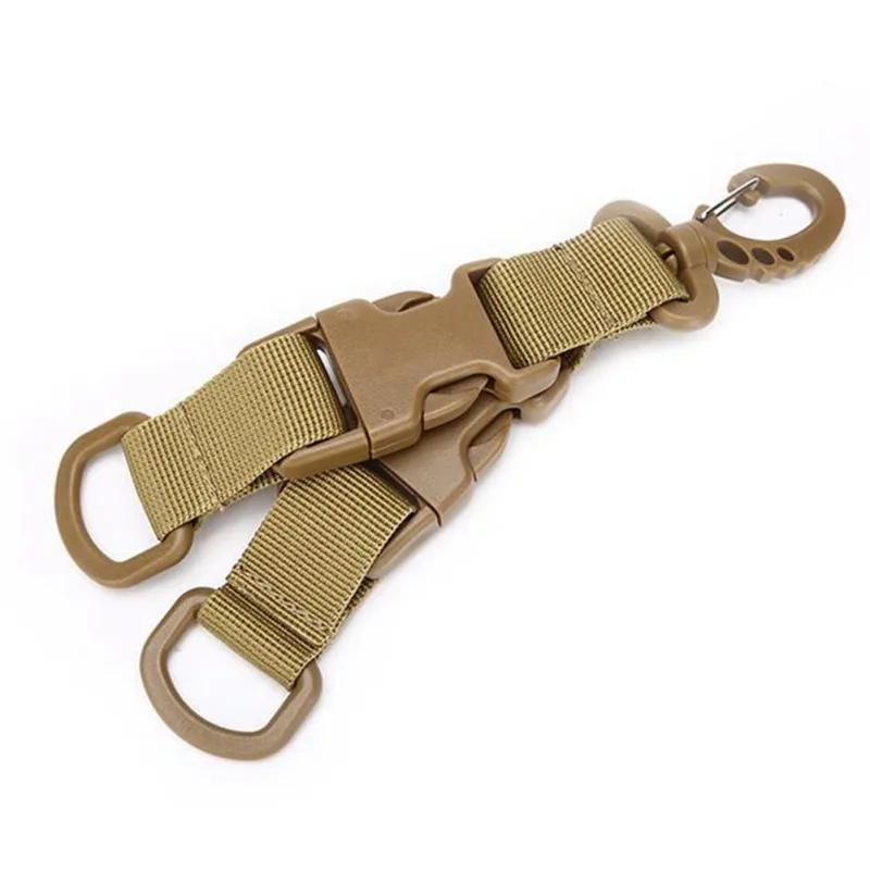

Tactical Gear Keychain Clip Men's Belt Gift Tactical Gear Clip Outdoor Climbing Hunting Hiking Sports Hanging Buckle
