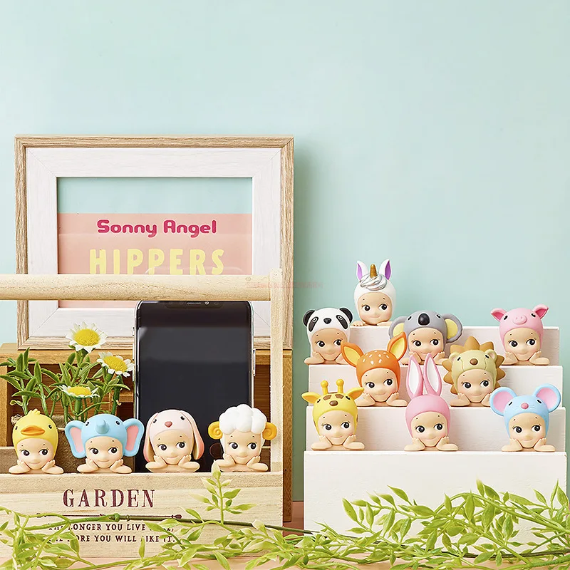 

Sonny Angel Blind Box Holding Chin Rabbit Mystery Box Computer Decor Anime Figures Doll Toys Cute Hippers Surprise Box For Gift