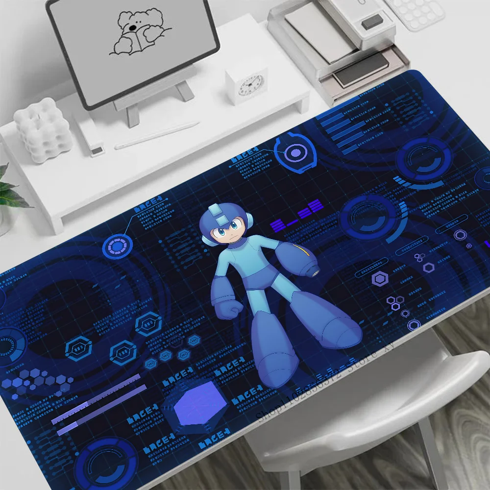 ROCKMAN DRN 001 Mega Man Mousepad Large Gaming Mouse Pad LockEdge Thickened Computer Keyboard Table Desk Mat