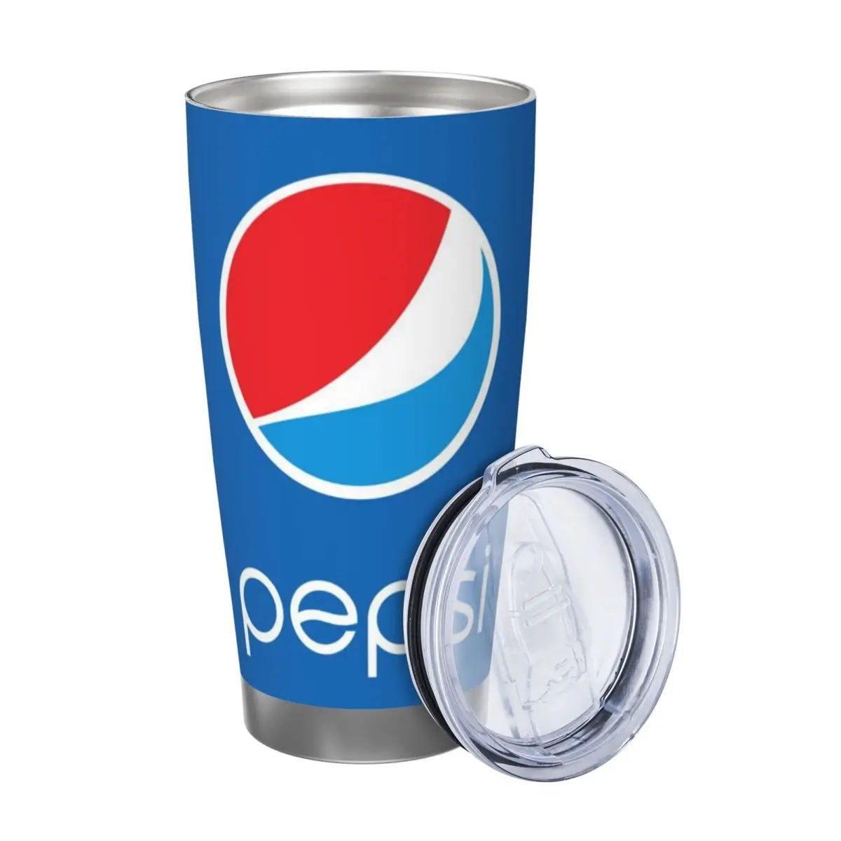 Фото Кружка P-Pepsi 20 унций, большая емкость, автомобильная, герметичная, для сока и кофе, пищевой пластик №2
