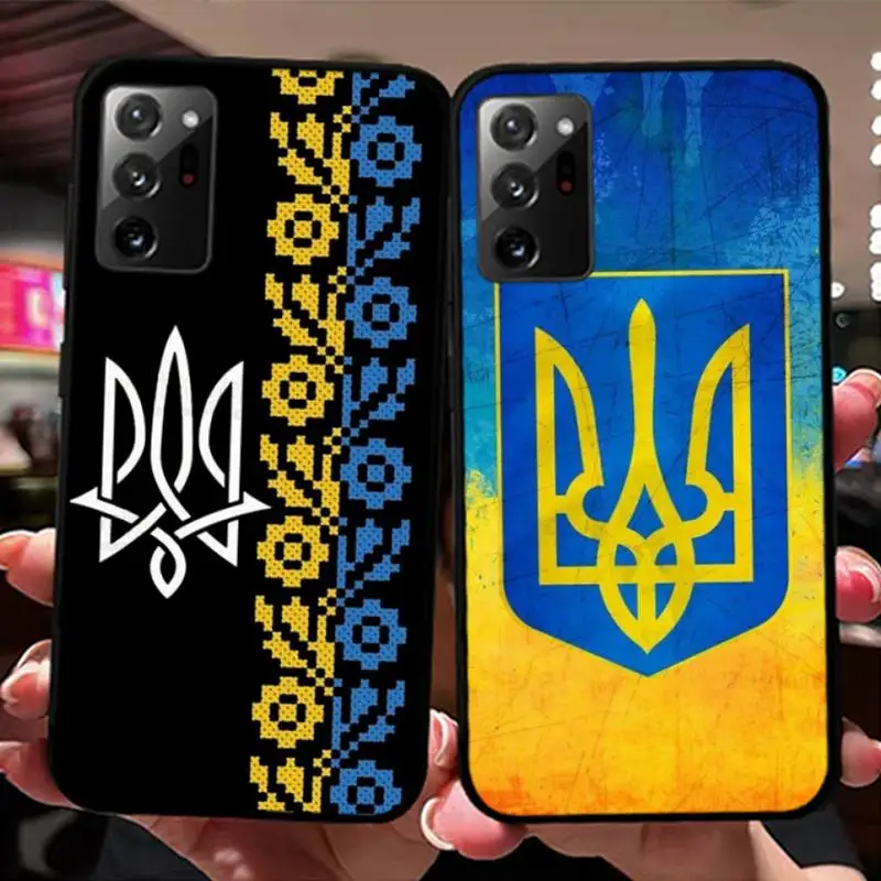 

Ukraine Flag Pattern Phone Case For Samsung Note 8 9 10 20 pro plus lite M 10 11 20 30 21 31 51 A 21 22 42 02 03