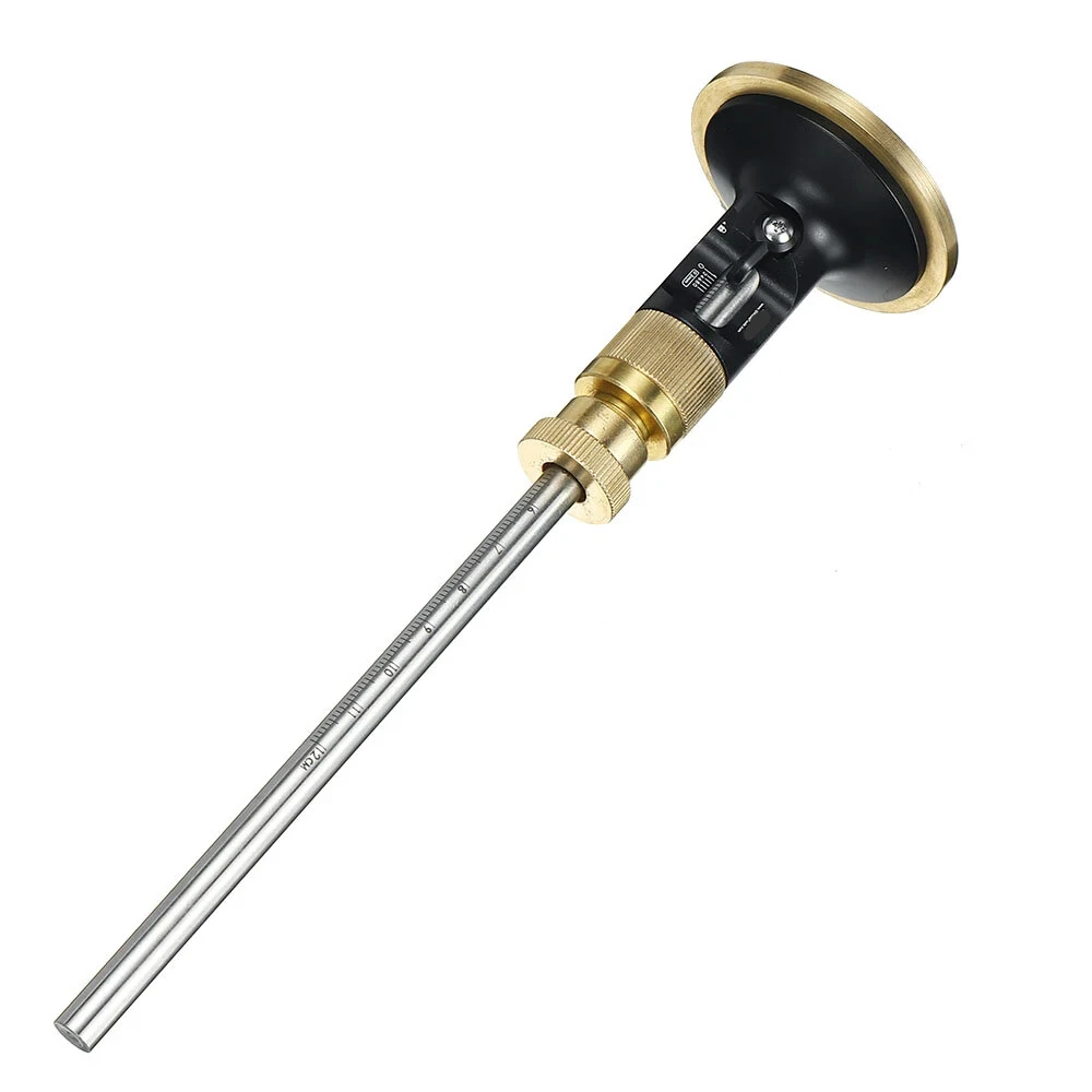 

Scriber Ruler Marking Gauge Micro Adjustable Wheel Marking Gauge European-Style Hand Measuring Tool Wheel Woodworking