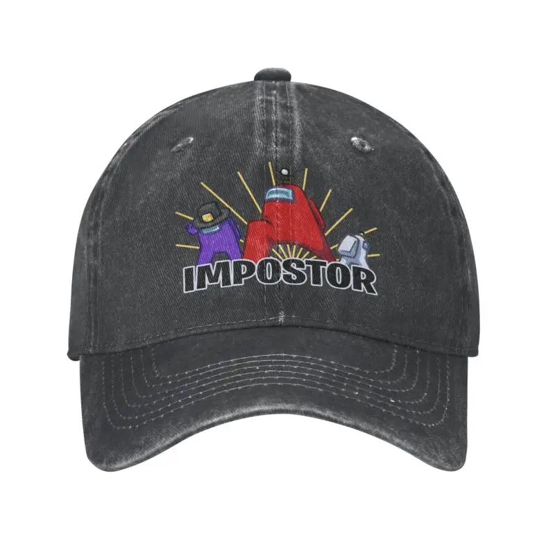 

New Personalized Cotton Impostor Game Amongst Of Us Baseball Cap Men Women Breathable Crewmate Dad Hat Sports