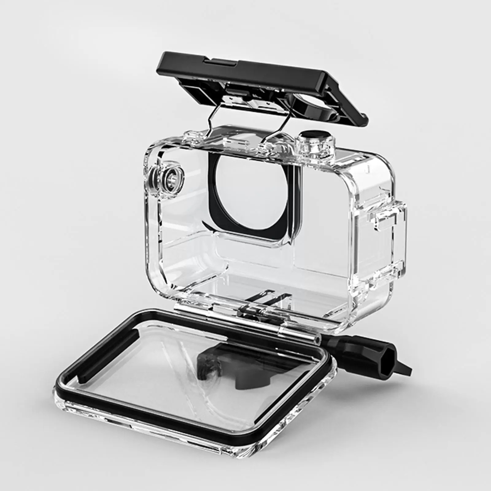 

Diving 40M Frame Case For DJI Osmo Action3 Waterproof Shell Dust-proof Diving Action Camera Mount Holder Adapter Accessorie K8J6