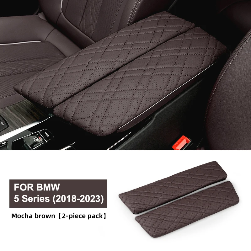 

Чехол на подлокотник автомобиля, подушка из искусственной кожи, защитная накладка на подлокотник центральной консоли для BMW 5 серии G30 G32 6GT 2018-2023, аксессуары