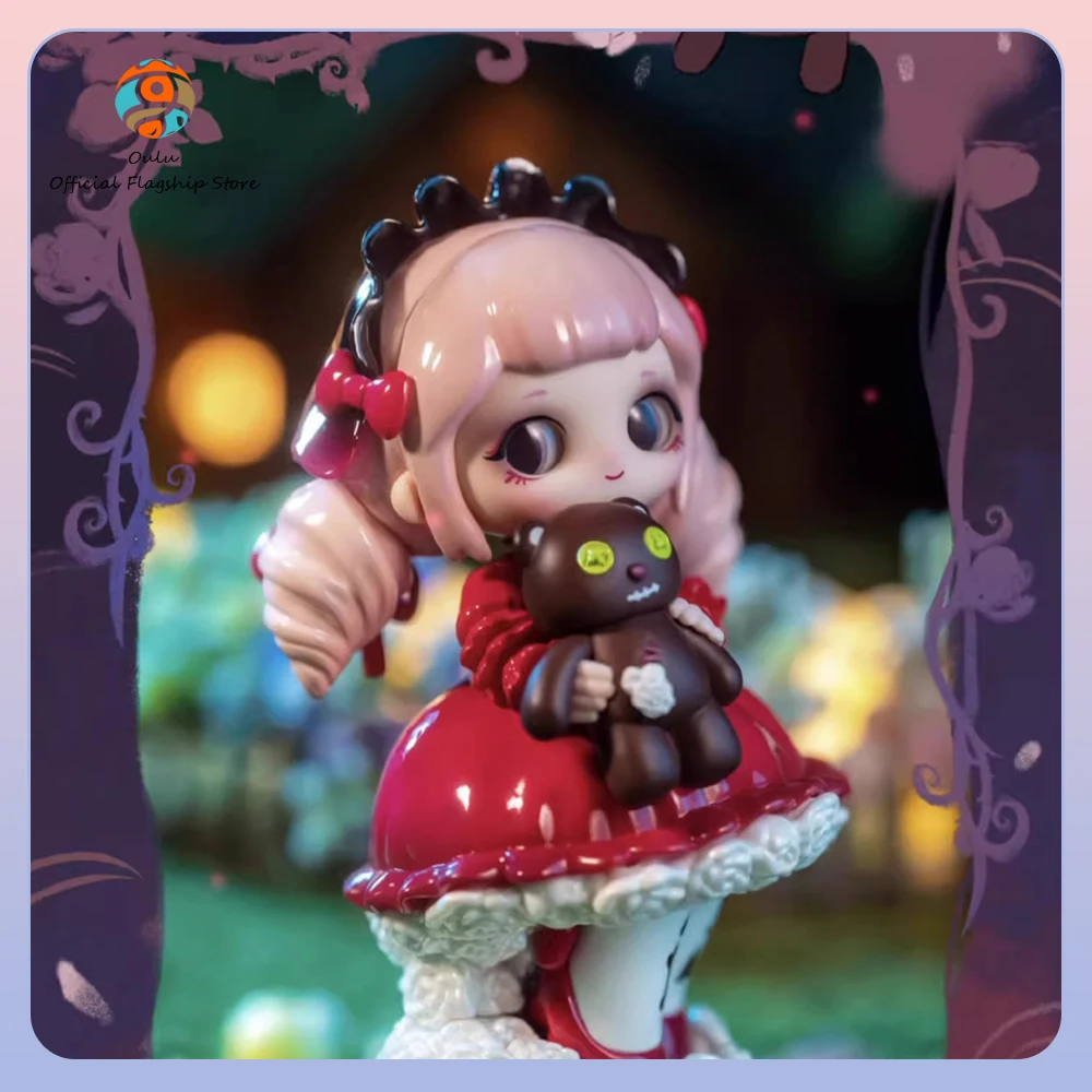 Ziyuli Dark Fairy Tale Blind Box Мультяшная фигурка Лебедь Ночная вечеринка Kawaii Кукла