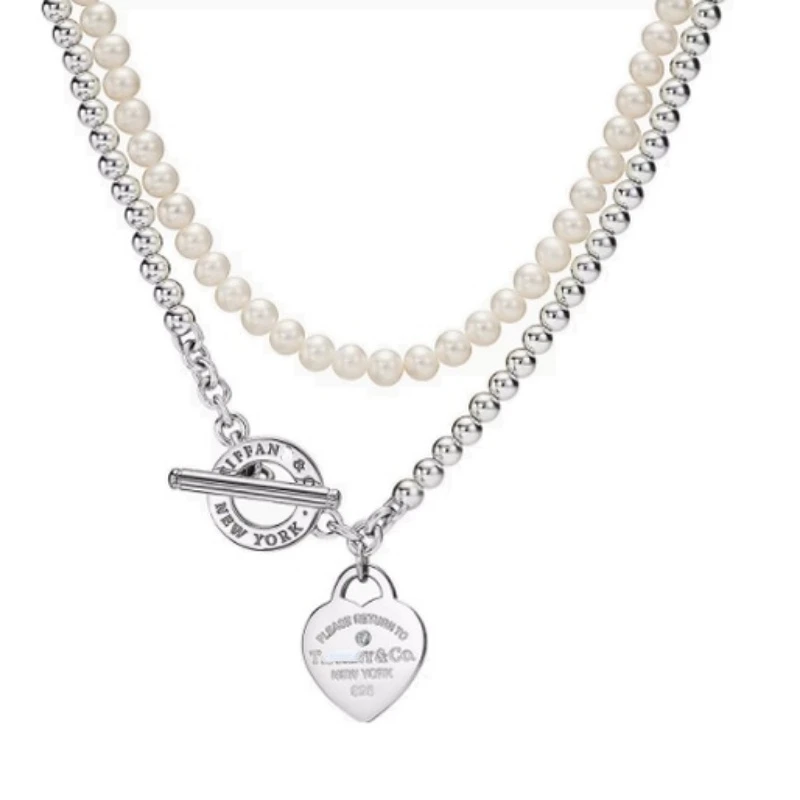 

Женское ожерелье из серебра 2023 пробы, с жемчугом