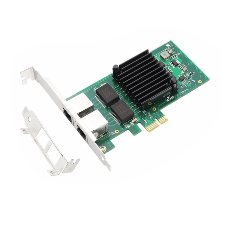 

Для Intel I350-T2 2 Порт Gigabit Card PCIE 1000 Мбит/с Настольный Ethernet Nic