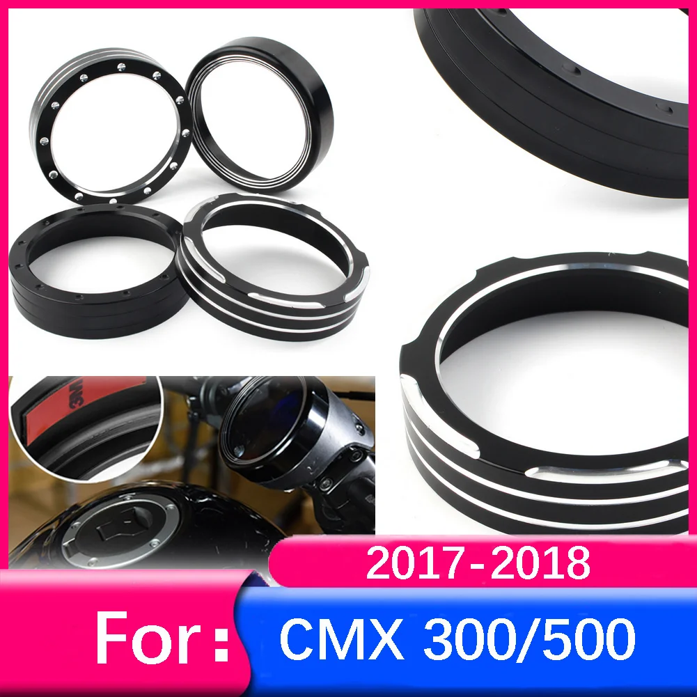 

Крышка Кольца для мотоциклетного прибора декоративная отделка для Honda Rebel CMX300 CMX500 CMX 300 500 2017 2018 алюминиевый сплав