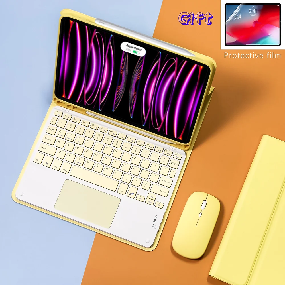 

keyboard Wireless Mouse Magic For iPad Pro 11 Case 2021 2020 Air 4 10.2 9th 8th Generation Mini 6 2 bluetooth Flash Hot sale
