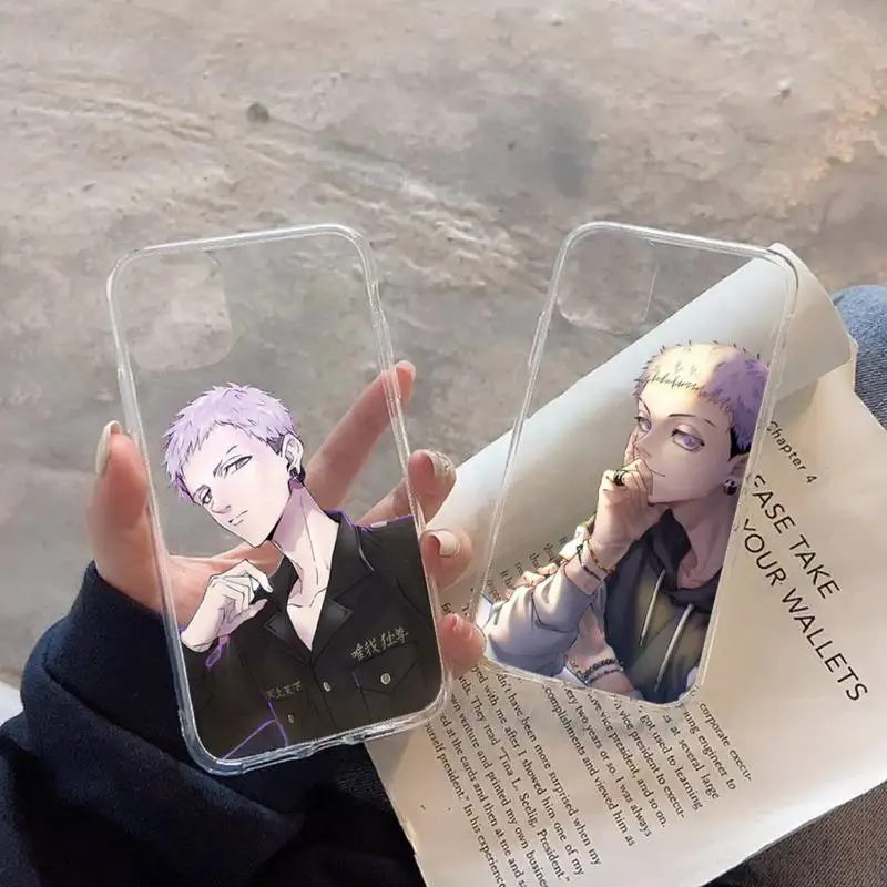 

Tokyo Revenge Takashi Mitsuya Phone Case Transparent soft For iphone 12 11 13 7 8 6 s plus x xs xr pro max mini