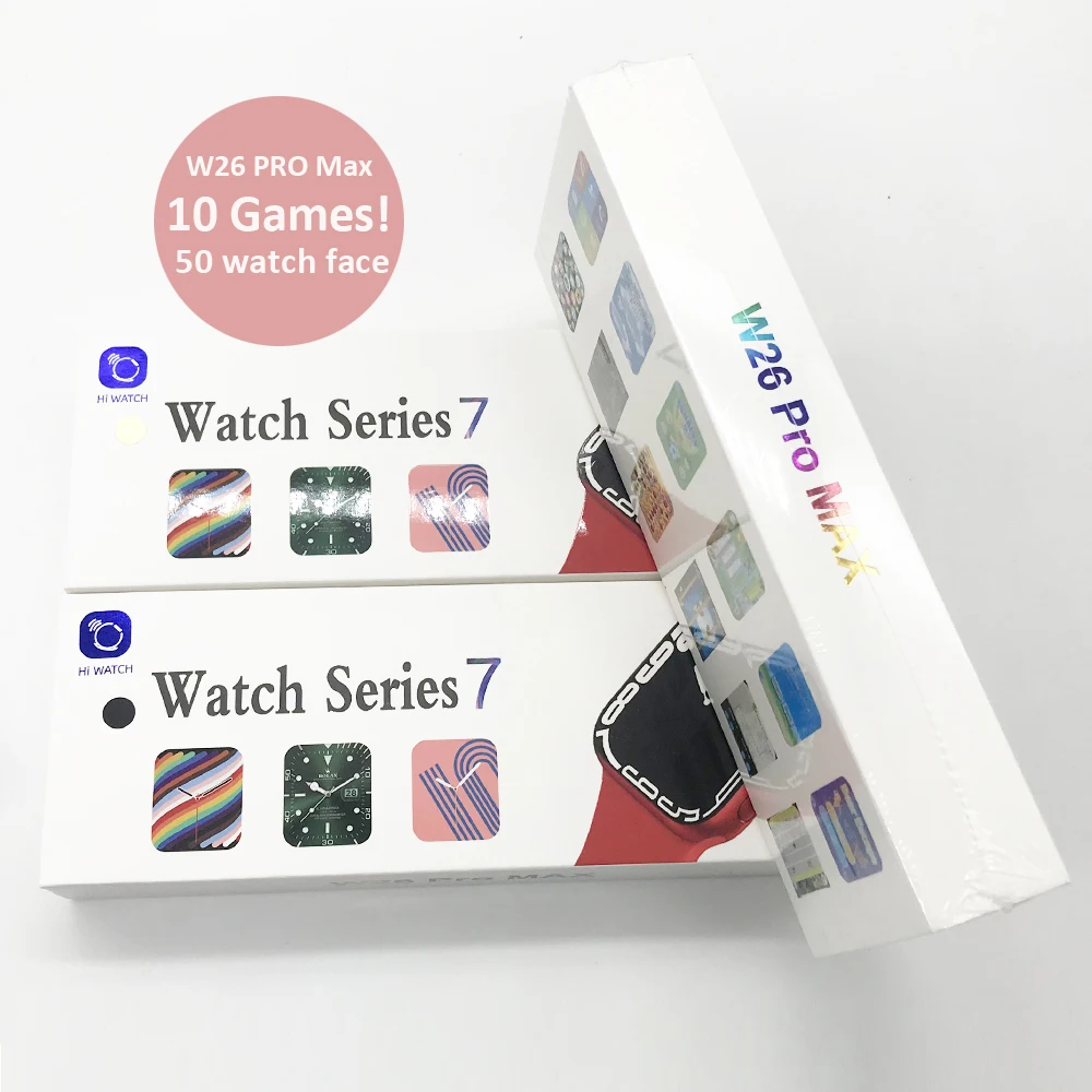 Смарт-часы W26 + Pro Max для мужчин и женщин водонепроницаемые спортивные часы с