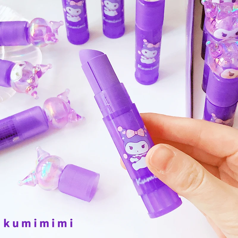 

Kawaii магазин канцелярских товаров, милые эстетические школьные принадлежности, комплект офисных принадлежностей, кролик, губная помада, дизайн ластика, эстетическая резина