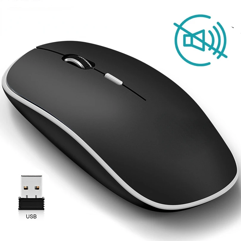 

Free shipping For PC Laptop Wireless Mouse PC Computer Mouse Gamer Ergonomic Mouse Optical Noiseless USB Mice Silent Mouse Wirel