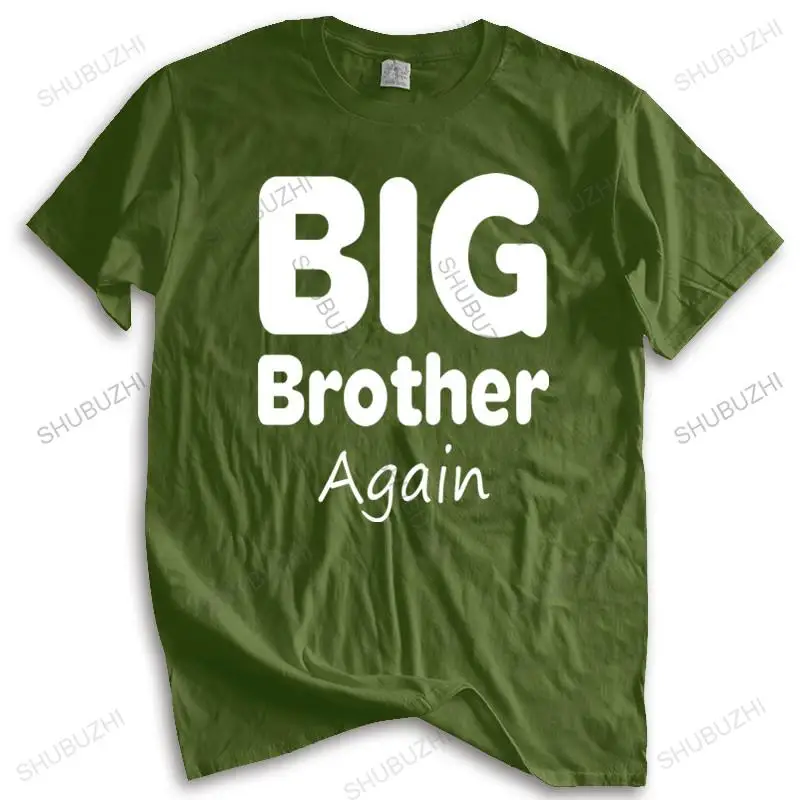 

Men Cotton T Shirt Summer Brand Tshirt Promoted To Big Brother Again Popular Tagless Tee T-Shirt Top Tees Mens Tshirt