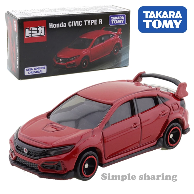 

TAKARA TOMY Tomica Alloy Car Model Boy Toy Ornaments Mall Asia Exclusive Honda Civic FK8 TypeR [Red]