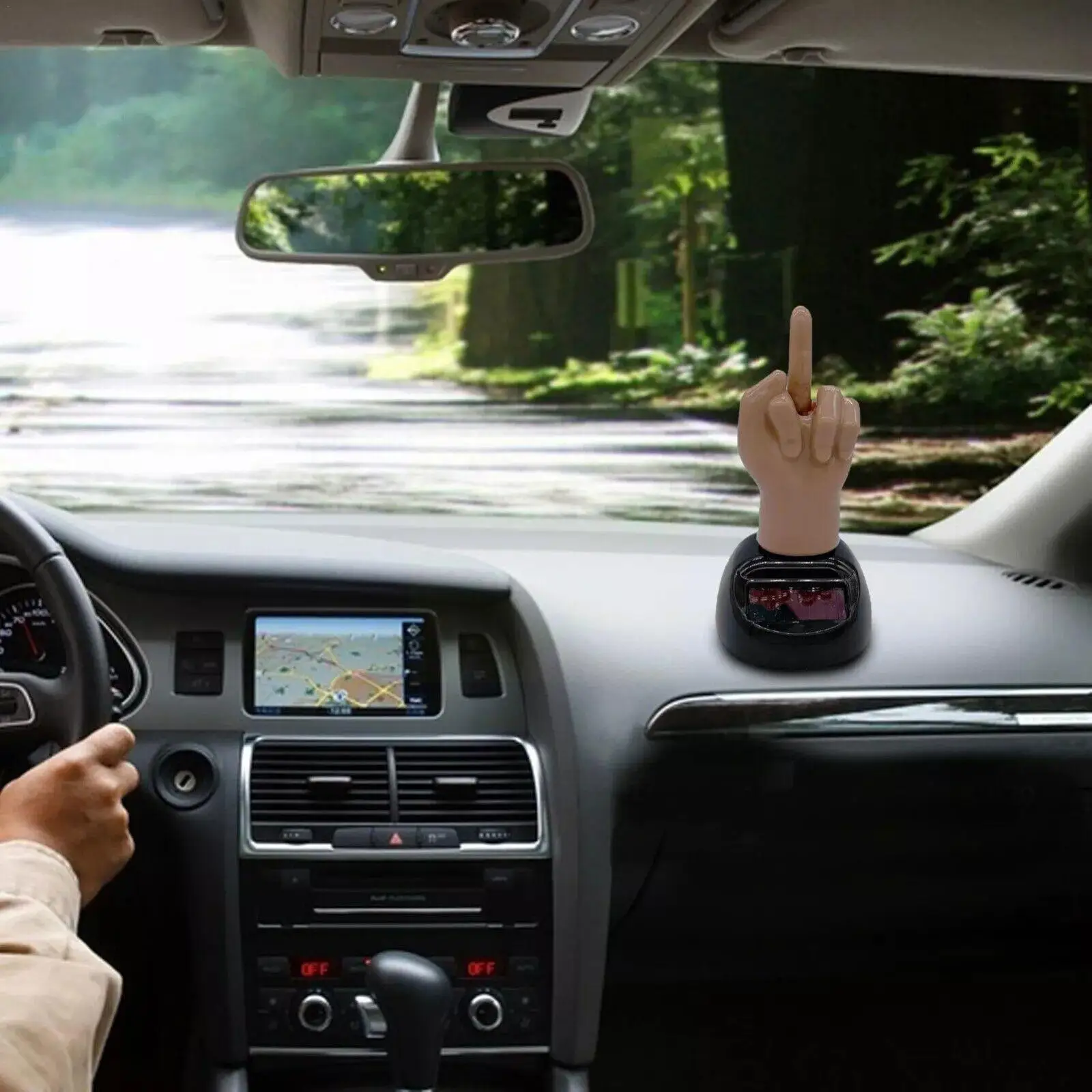 

Новинка, искусственная кукла, украшение для автомобиля, украшение для офиса, Креативные аксессуары, украшение для автомобиля, украшение для автомобиля, мультяшный палец H3N0