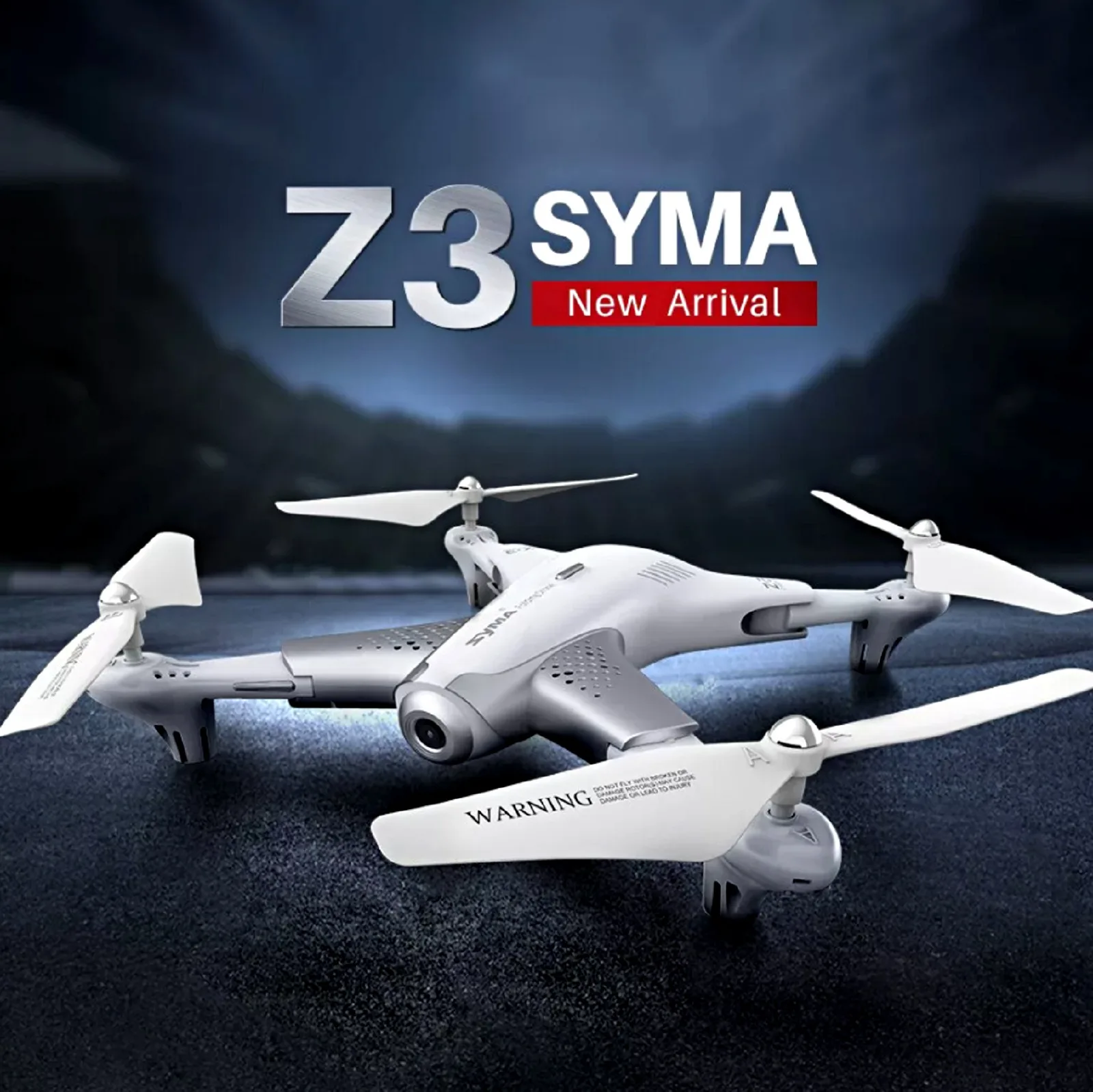 Квадрокоптер/летательный аппарат/дрон/коптер/белый/Z3/с камерой/детский/на