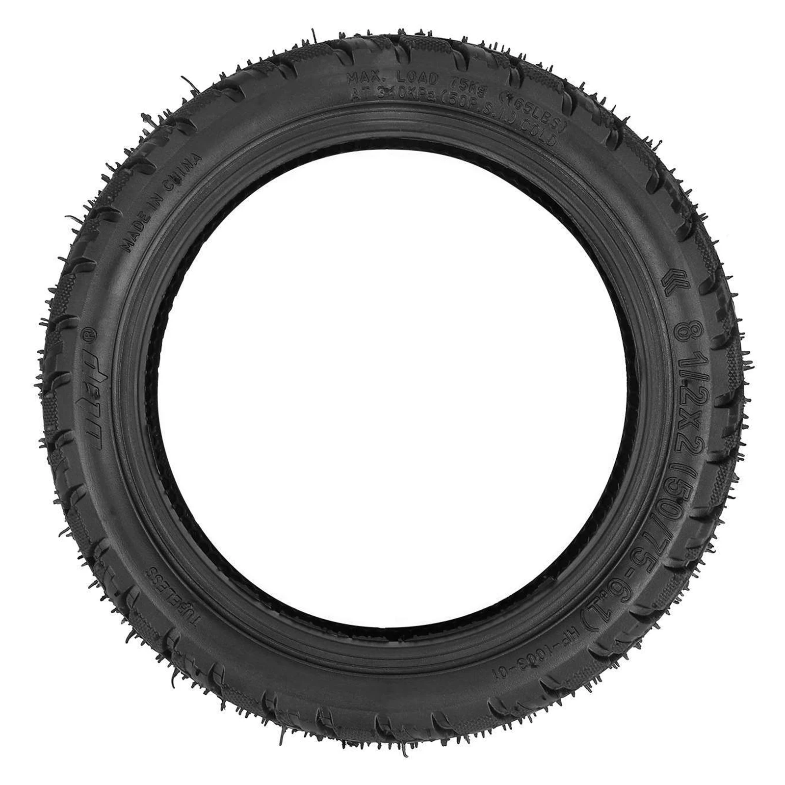 

8.5inch Off-Road Tubeless Tire 50/75-6.1 (81/2x2) Electric Scooter Thickened Tire E-bike Tyre Excellent Impact Resistance