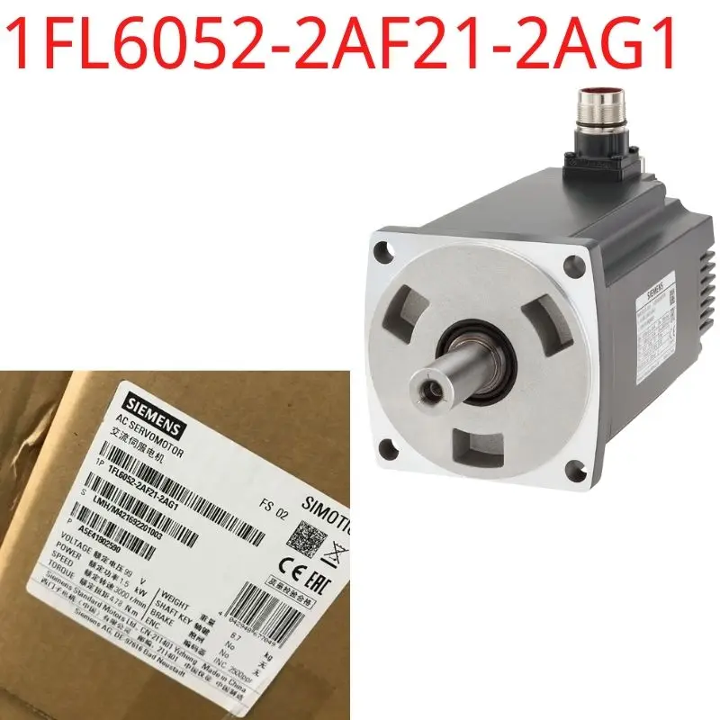 

1FL6052-2AF21-2AG1 Brand New SIMOTICS S-1FL6 Operating voltage 230 V 3AC PN=1.5 kW; NN=3000 rpm M0=4.78 Nm; MN=4.78