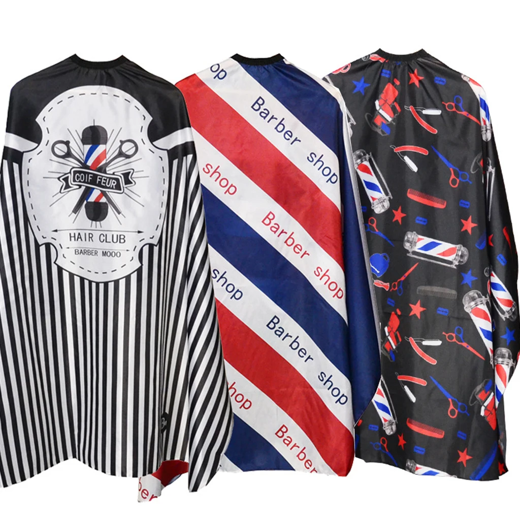 

Прически для стрижки волос, водонепроницаемая ткань для парикмахерской, с рисунком в виде оболочки, профессиональная прическа для парикмах...