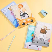 kawaii animal cute a5 high appearance level pupil planners notebook creative loose leaf coil book hand ledger stationery