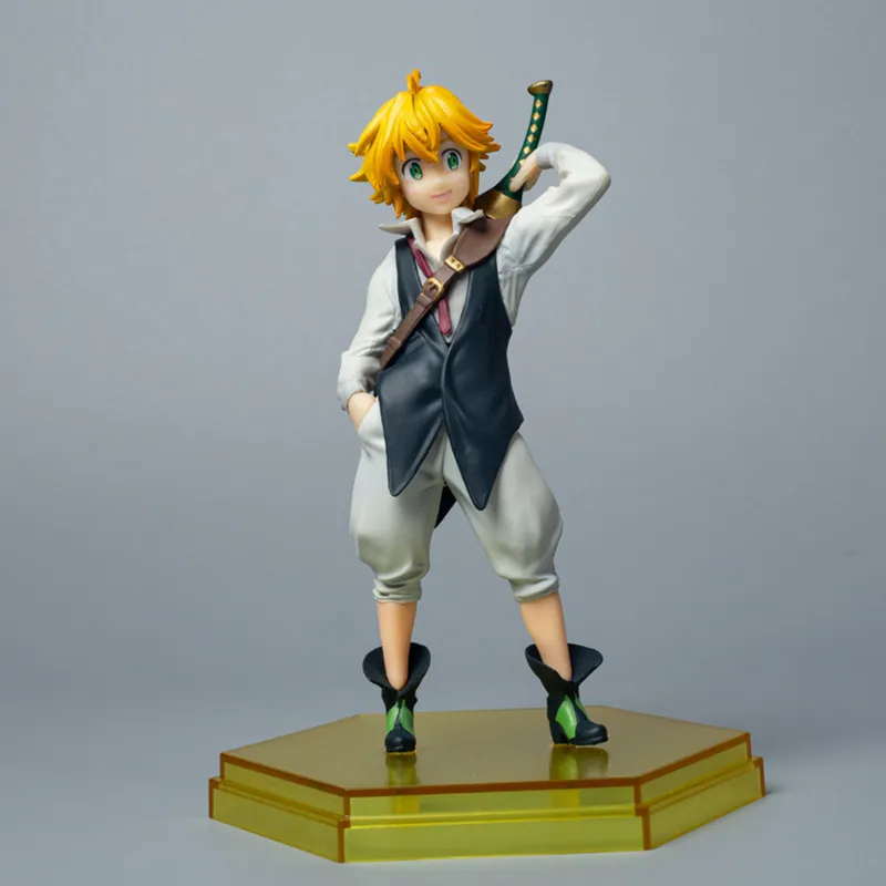 

16cm Anime The Seven Deadly Sins Action Figure Dragon's Sin Of Wrath Meliodas Angry Trial Kawaii Doll PVC Collectible Model Toy