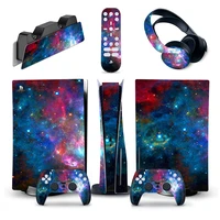 starry sky style ps5 disc edition skin sticker decal cover for ps5 standard disk console and controllers ps5 skin sticker vinyl