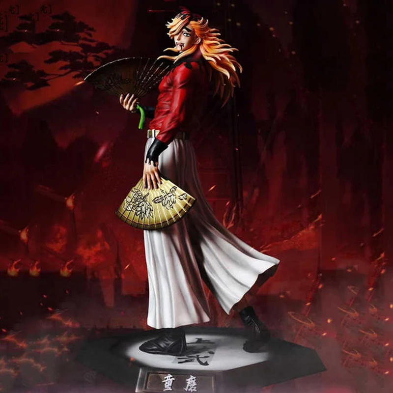 

29CM Demon Slayer Anime Figure GK Standing Douma Manga Anime Statue Action Figure Collection PVC Model Kids Toy Ornament Doll