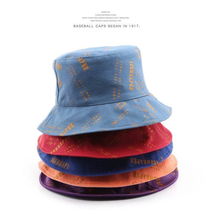 

2022 Summer Bucket Hats Women Men's Panama Hat Double-sided Wear Fishing Hat Fisherman Cap for Boys/Girls Bob Femme Gorro
