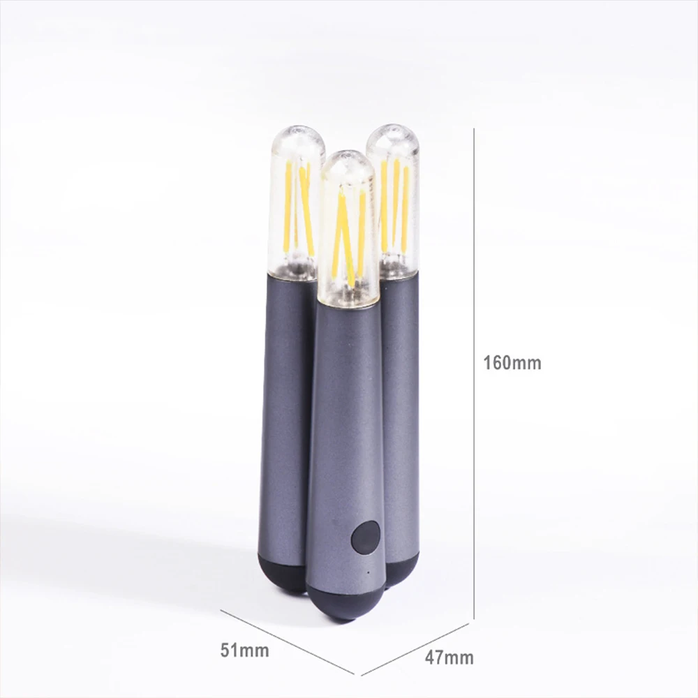Фото USB подсвечники, спички, светодиодная мини-лампа для дрова, винтажное украшение, атмосфера для дома, светильник, перезаряжаемый эльф-бар, ночник №5