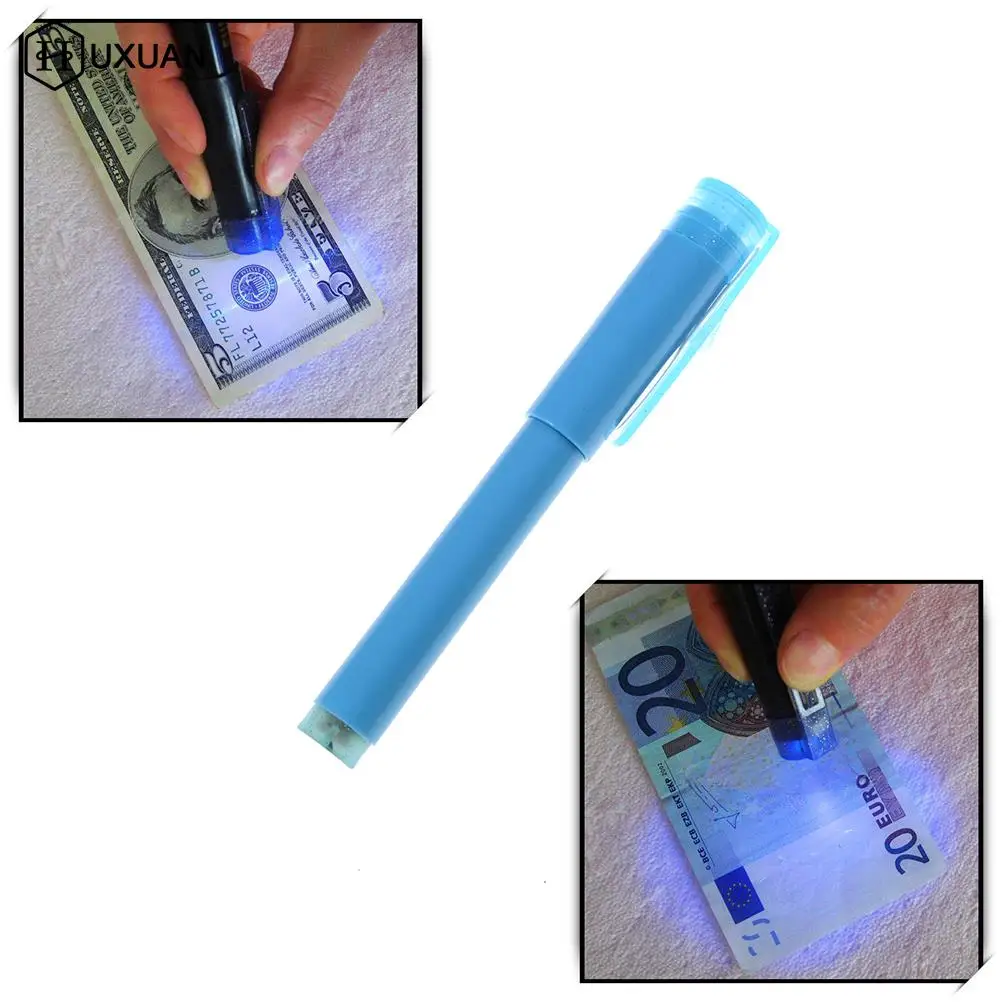 2 in 1 Led Lamp Money Detector Handheld UV Led Light Torch Lamp Counterfeit Currency Money Detector Banknotes Detector Tester