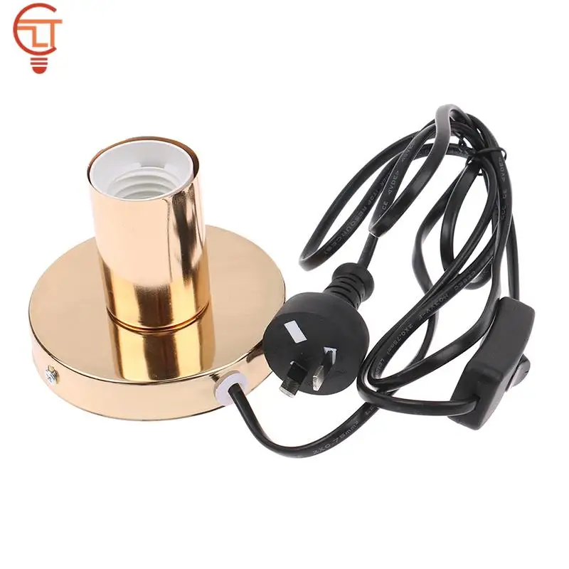 

Desktop Lamp Base E27 Lamp Holder Cable Cord AU Plug Pendant Light Bulb Socket Base Switch