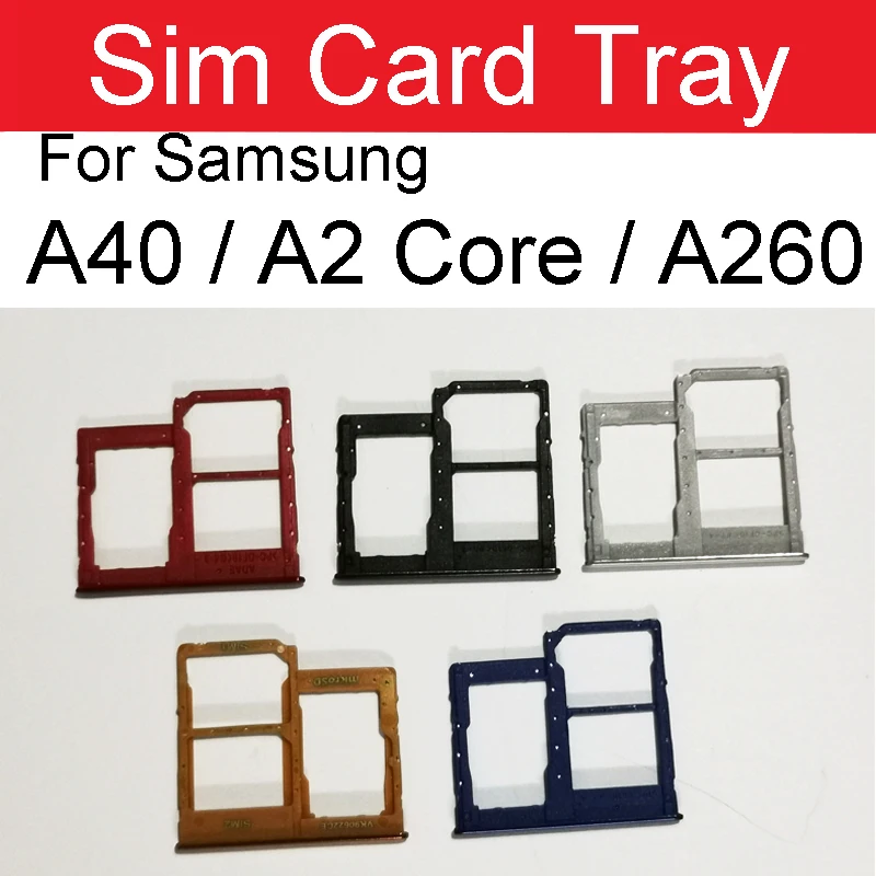 Адаптер для SIM-карты для Samsung Galaxy A40 / A2 Core / A260 A405 A405F A405FN A405FM