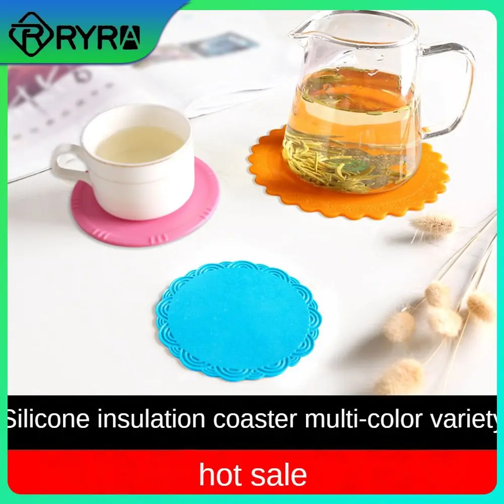 

Heat Resistant Pot Holder Creative Round Cup Mat Non-slip Coaster Versatile Home Kitchen Accessories No Fear Of High Temperature