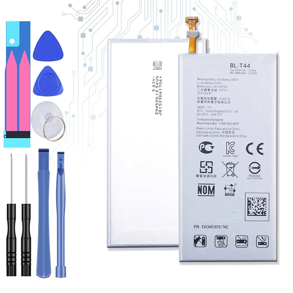 

BL-T44 Replacement Battery For LG Stylo 5 LMQ720PS Q720A Stylo5 BL T44 Bateria