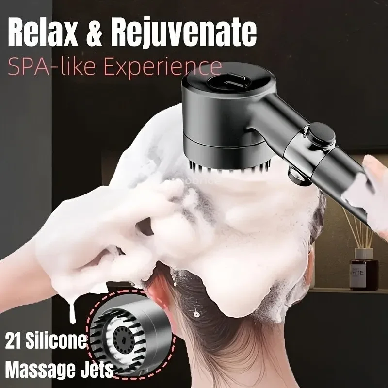 High Pressure Shower Head Filter Bathroom Items Rain Accessories Replete for The Bath Increases