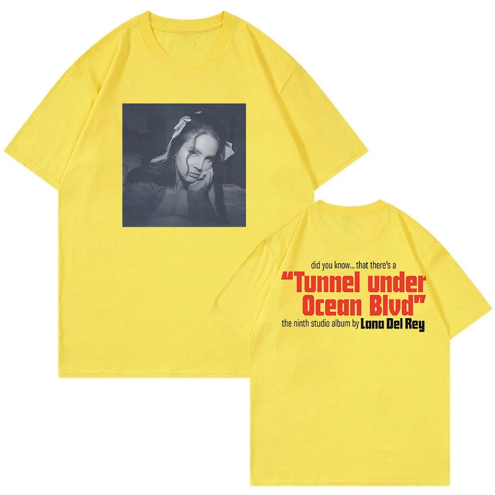 Футболка Lana Del Rey Tunnel Under Ocean Blvd Merch футболка с круглым вырезом и короткими рукавами