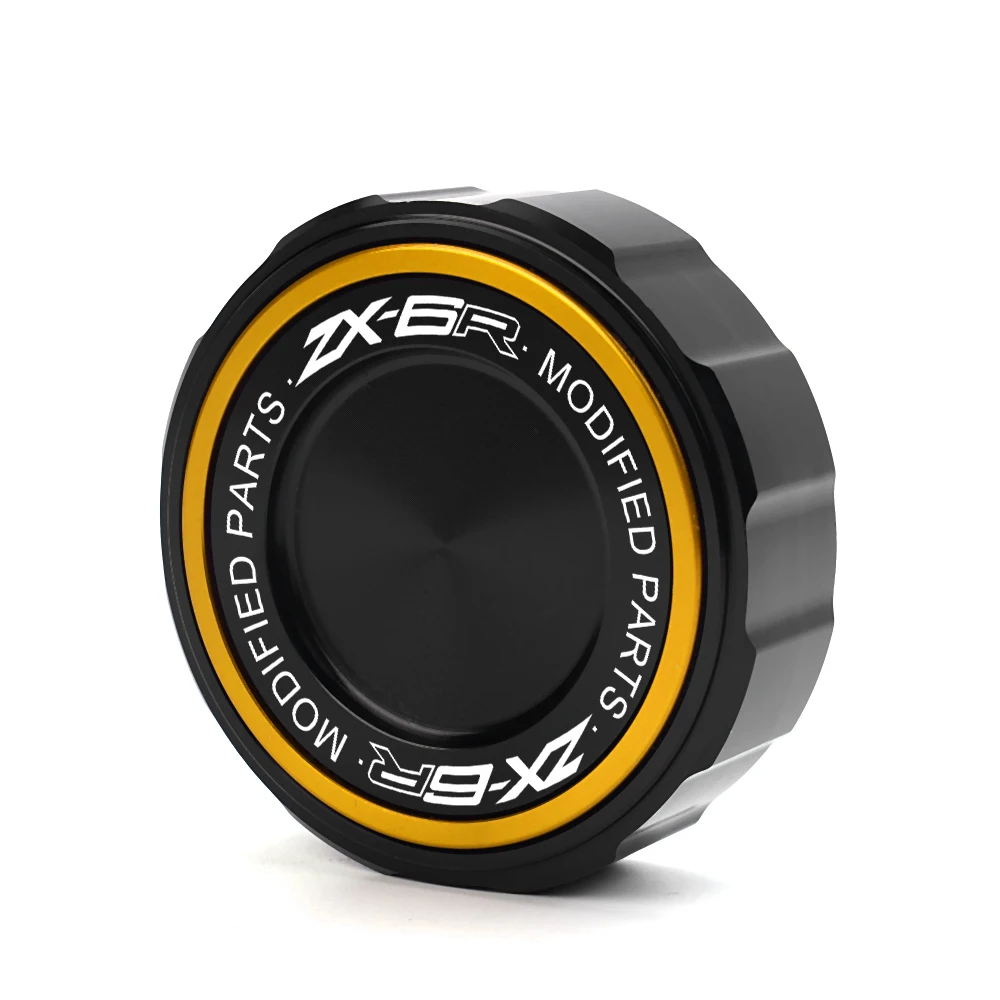 

Для ZX6R ZX-6R ZX10R NINJA 2021-2023 2024 ZX-10R ZX-6R аксессуары для мотоцикла, передняя тормозная жидкость, крышка бака, крышка клапана шины ZX-10R 6R