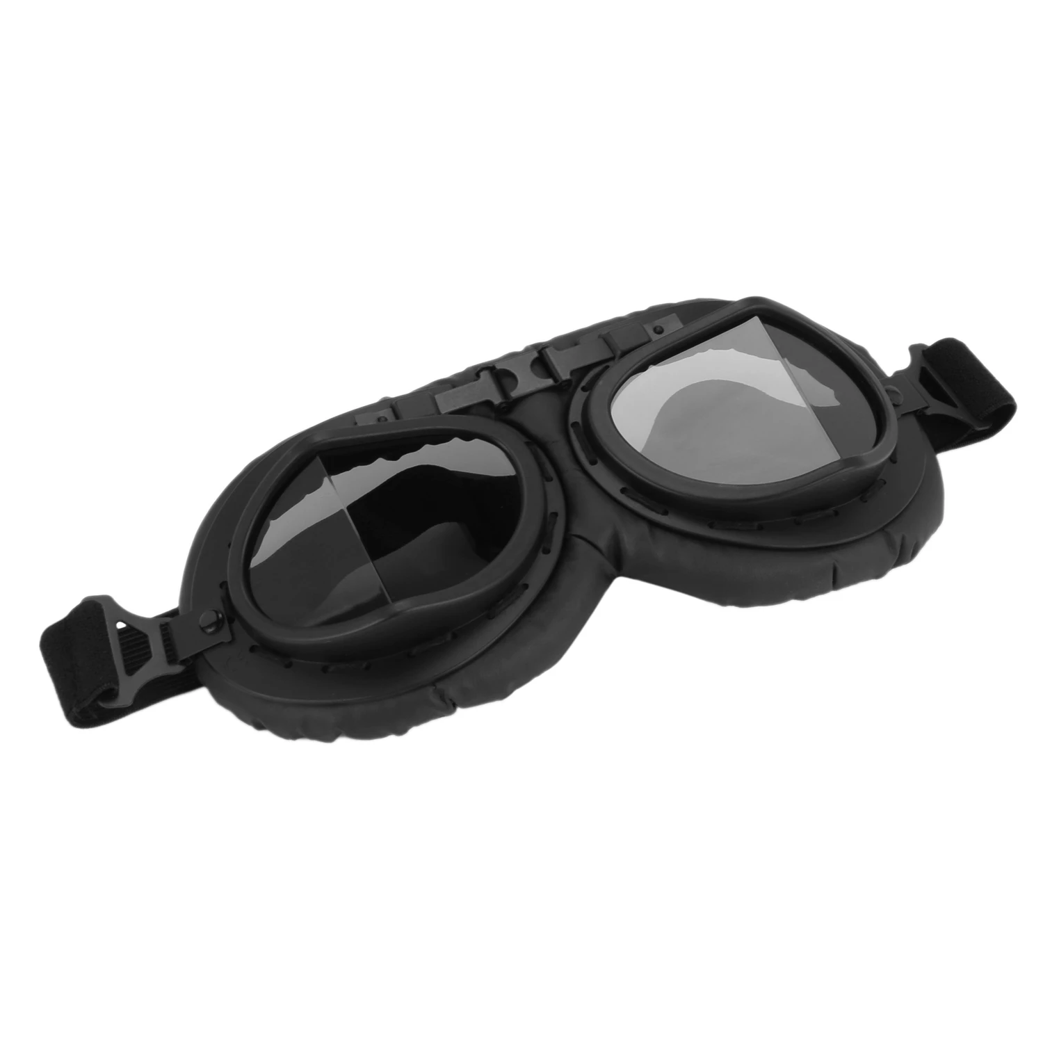 

Retro Gray Motorbike Helmet Pilot Goggles Jet Pilot Vintage Wwii Pilot Goggles Motorcycle Scooter Glasses Uv For Helmet