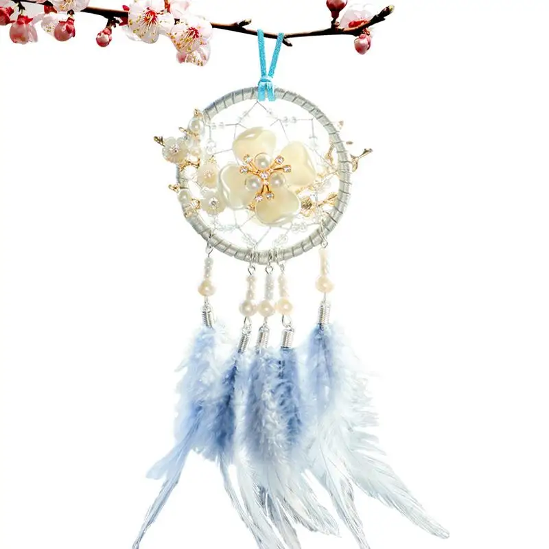 

Автомобильная подвеска в виде пера, Автомобильная подвеска в виде Ловца снов, искусственная Подвеска для зеркала заднего вида, для украшения дома, подарок на праздник девушки