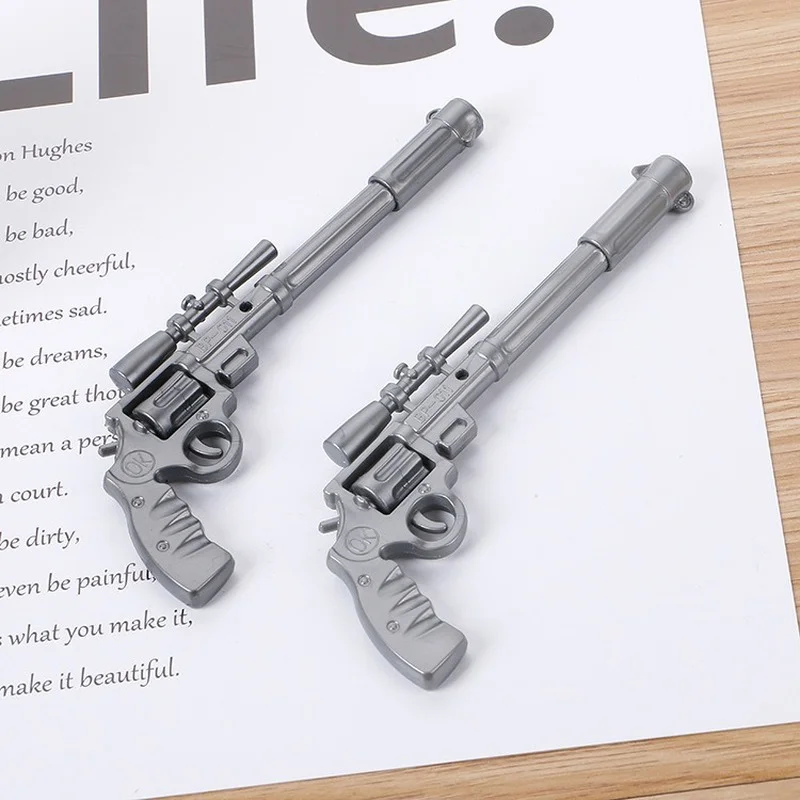 

5pcs Creative plastic pistol ballpoint pen pistol modeling ballpoint pen toy gun pen pistol signature pen student stationery